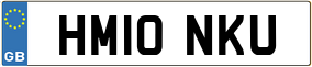Truck License Plate